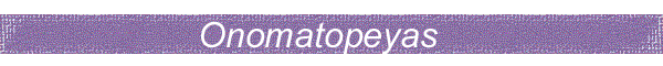 Onomatopeyas