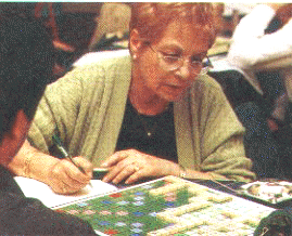 Gerda...muy concentrada...